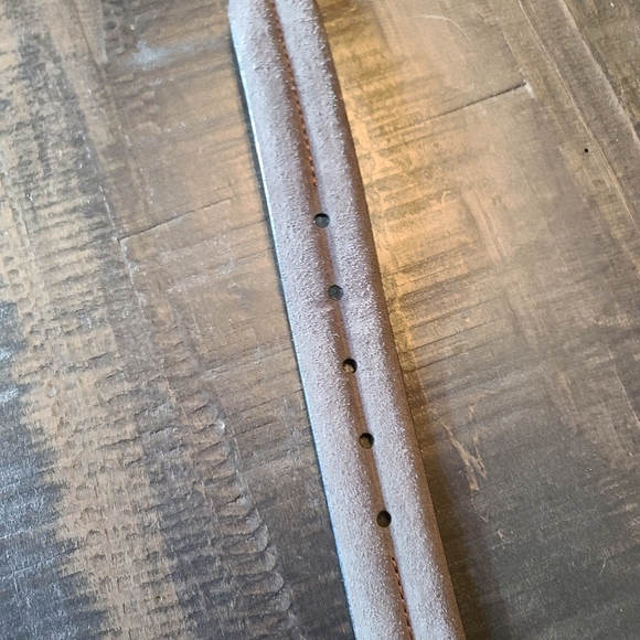 Johnston & Murphy Grey suede Belt- 100 /38 - Picture 3 of 4